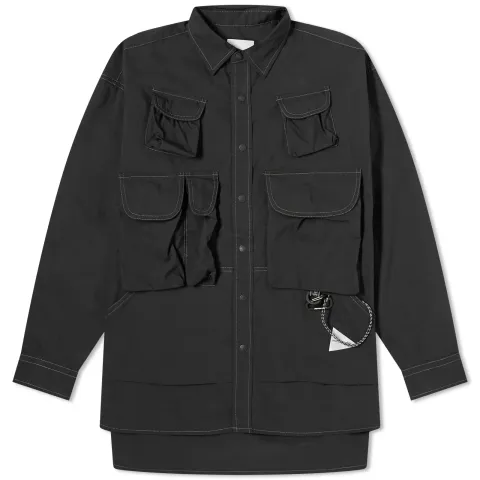 Multi Pocket Shirt Jacket