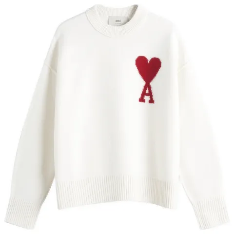AMI ADC Large Crew Knit Sweater
