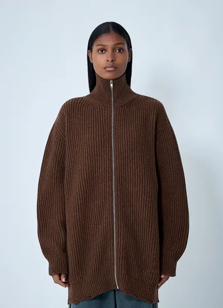 Ribbed Knit Jacket