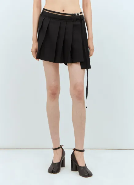 Pleated Mini Skirt