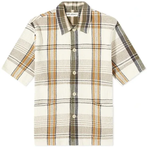 Short Sleeve Elder Checked Shirt