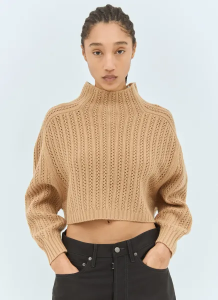 Wool-And-Cashmer-Blend Sweater