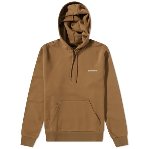 Hooded Script Embroidery Sweat