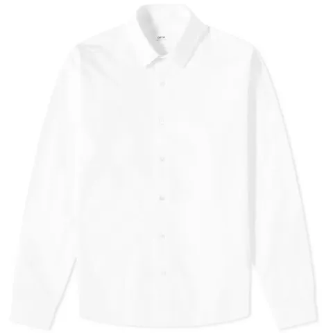 AMI Tonal Logo Oxford Shirt