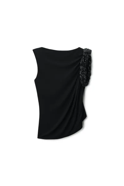 CRYSTAL TWIST SLEEVELESS TOP