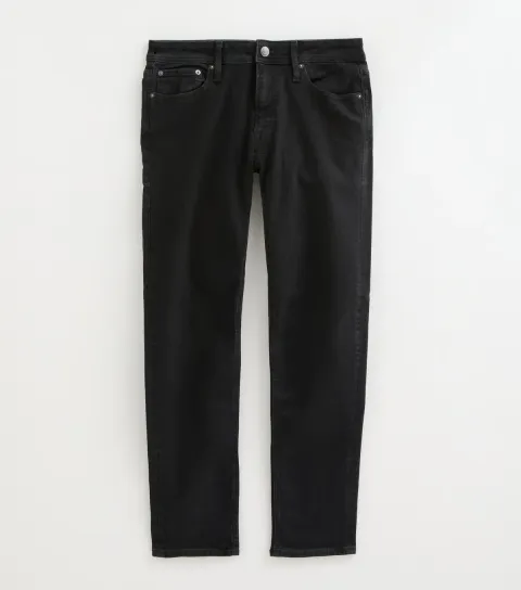 Men's Black Cotton Rich Slim Fit Jeans