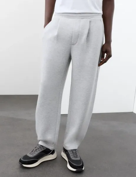 Autograph Barrel Leg Scuba Jogger Grey Marl