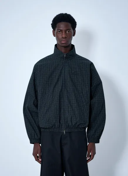 Checked Zip Jacket