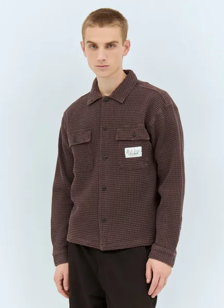 Waffle Button-Down Shirt