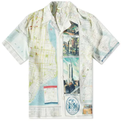 New York City Map Vacation Shirt