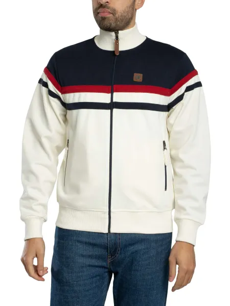 Trojan Panel Stripe Track Jacket