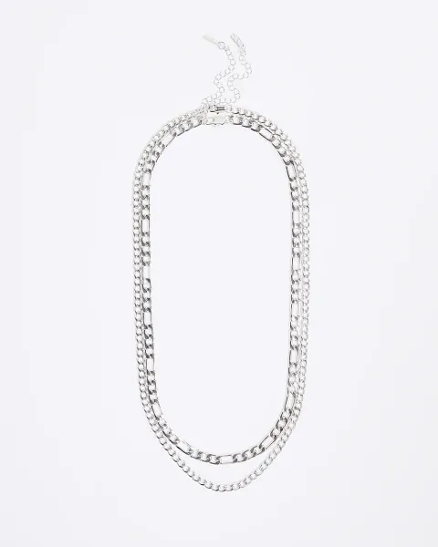River Island 2 Row Chain Necklace