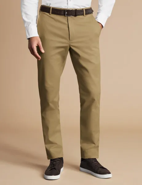 Charles Tyrwhitt Slim Fit Chinos Tan