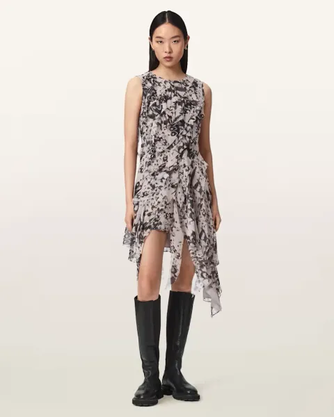 Angie Asymmetric Mini Dress