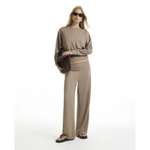 River Island Ribbed Soft Touch Trousers