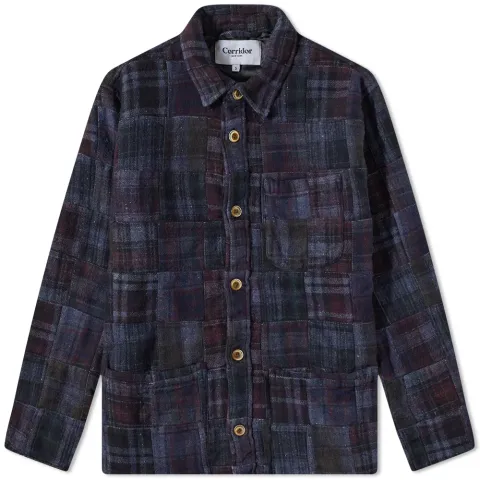Deadstock Patchwork Flannel Overshirt