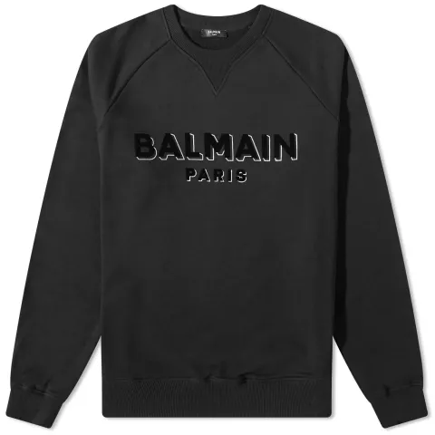 Flock & Foil Paris Logo Crew Sweat