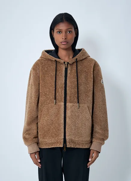 Reversible Teddy Padded Zip-Up Sweatshirt