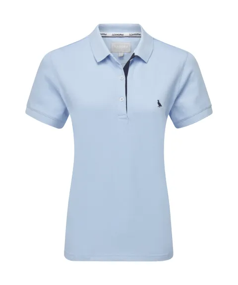 Schöffel Country Women's St Ives Polo Shirt - Sky Blue
