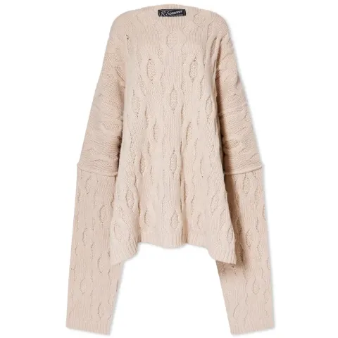 Oversized Reversed Knit Sweater