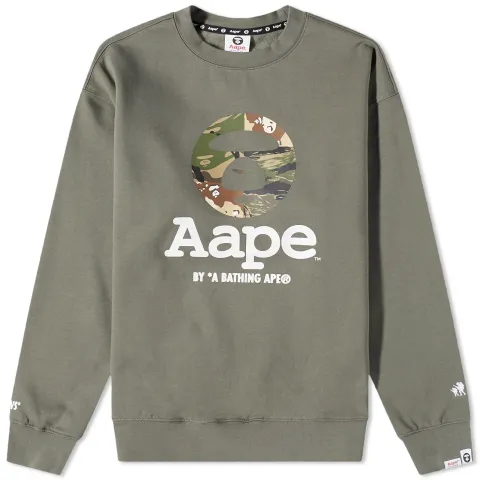 AAPE Moon Face Crew Sweat