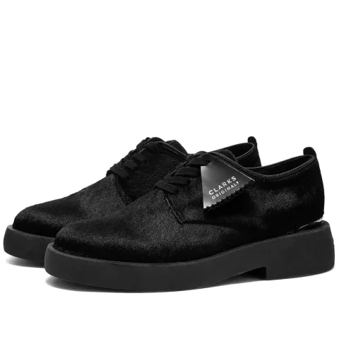 Black Fur Mileno London Shoe