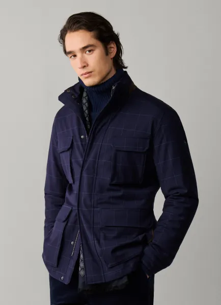 Tailored Windowpane Velospeed Jacket