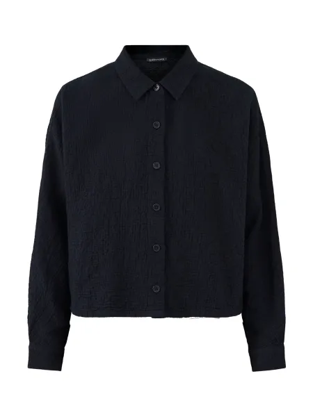 Organic Cotton Cropped Collar Jacket