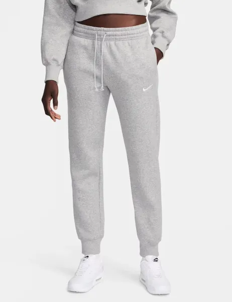Nike Phoenix Fleece Tapered Joggers Grey Marl