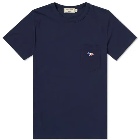 Maison Kitsuné Tricolour Fox Pocket Tee