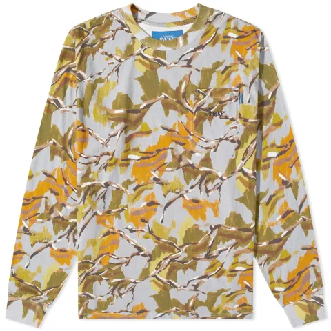Long Sleeve Camo Pocket T-Shirt