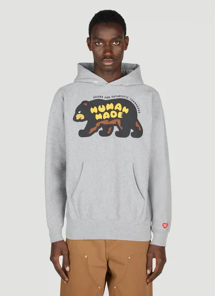 Graphic Print Hooded Sweatshirt