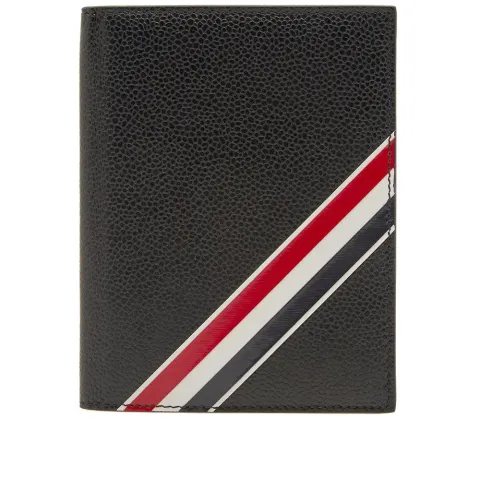 Diagonal Stripe Passport Holder