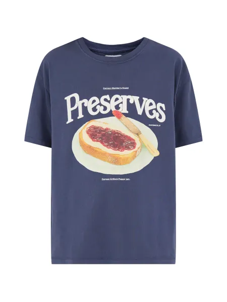 Damson Madder Organic Cotton House Preserves Graphic T-Shirt