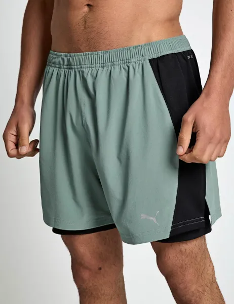 Run Velocity Lined Running Short