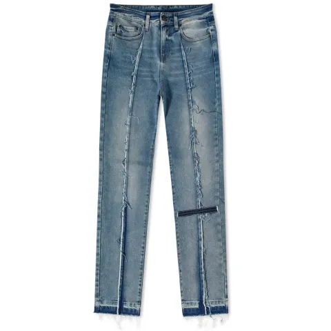 Raw Badge Jeans