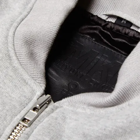Black Jersey Bomber Jacket