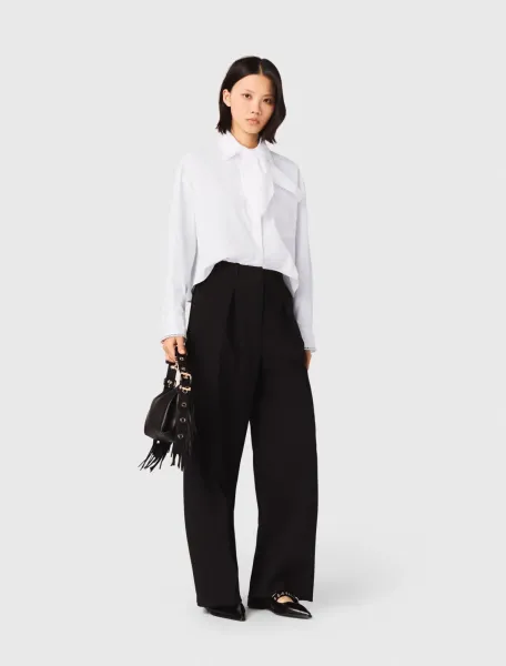 Balloon suit trousers
