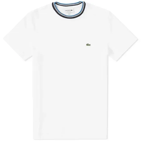 Regular Fit Tipped Collar Tee