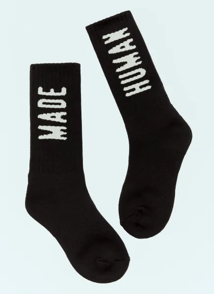 Logo Jacquard Socks