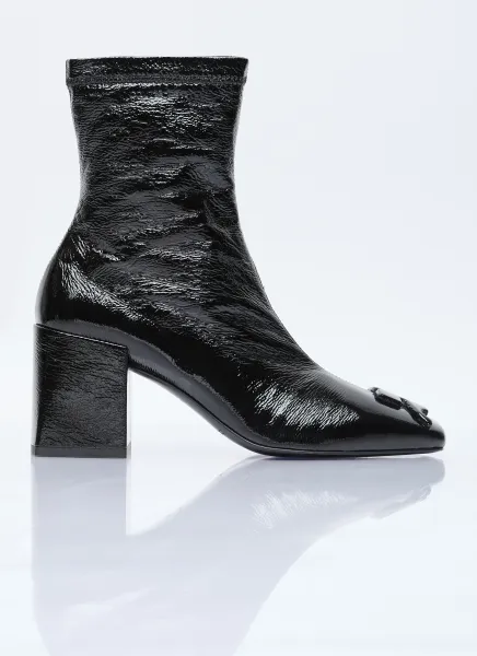 Heritage Vinyl Ankle Boots