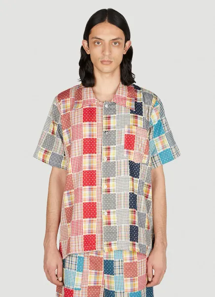 Patchwork Check Shirt