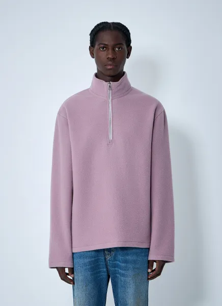 Zip-Up Fleece Sweatshirt