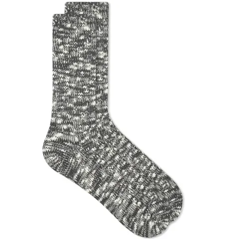 Line Slub Crew Sock