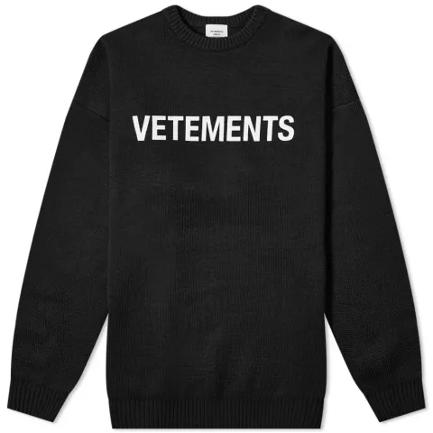 Logo Intarsia Knit