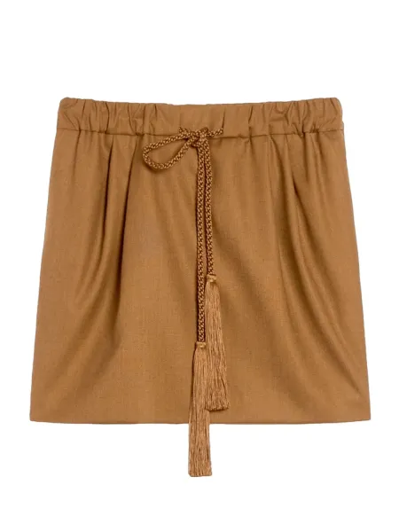 Tabarin Mini Skirt Tobacco