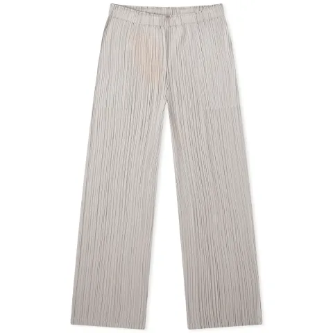Straight Pleats Trousers