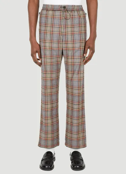 Akin Check Pants
