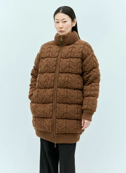 Wool And Cashmere Down Jacket