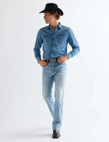 Wrangler Regular Fit Pure Cotton Western Shirt